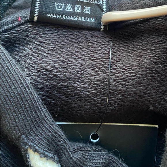 NWT Raw Gear ZOO hoodie embroidered Zoo Size small - Picture 5 of 6